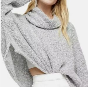 Free People Heather Soft Grey Sweater S/M/L *NEW*